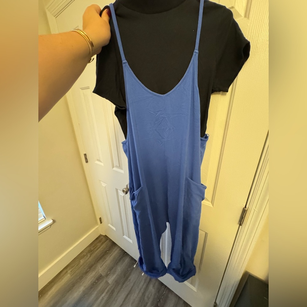 FP Movement by Free People Blue Hot Shot Onesie - Picture 2 of 3